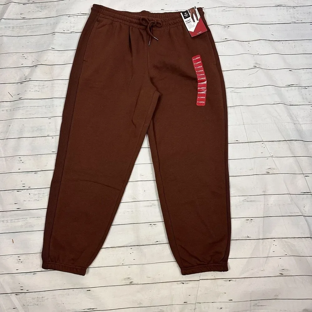 Member's Mark Ladies Fleece Jogger Size XL Cinnamon Stick - Picture 6 of 8